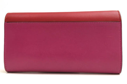 Gucci Long Wallet Women Leather Genuine Leather Red 410100-Ap0bg with Flap Coin