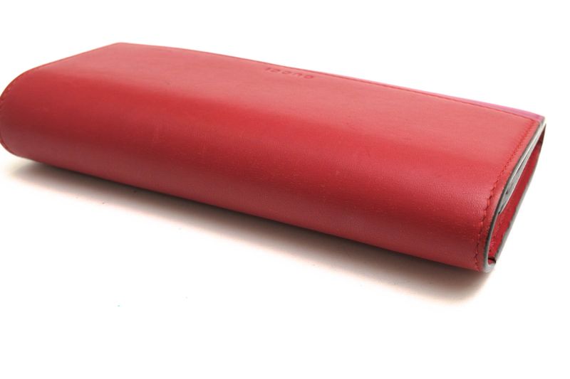 Gucci Long Wallet Women Leather Genuine Leather Red 410100-Ap0bg with Flap Coin