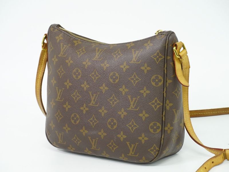 Authentic Louis Vuitton LV Mabillon Monogram Shoulder Bag Pochette Brown M41679