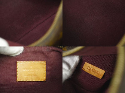 Authentic Louis Vuitton LV Mabillon Monogram Shoulder Bag Pochette Brown M41679