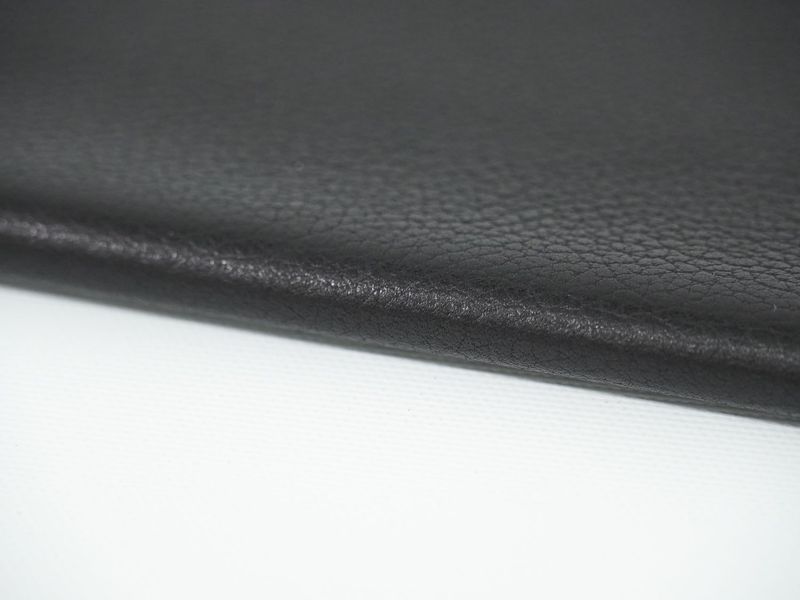 Genuine Hermes Leather Long Wallet Long Wallet Bills □H Mark 2004 Black Wallet