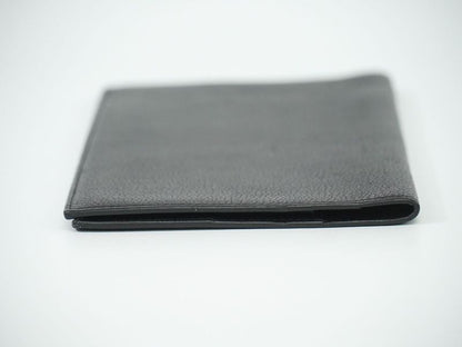 Genuine Hermes Leather Long Wallet Long Wallet Bills □H Mark 2004 Black Wallet