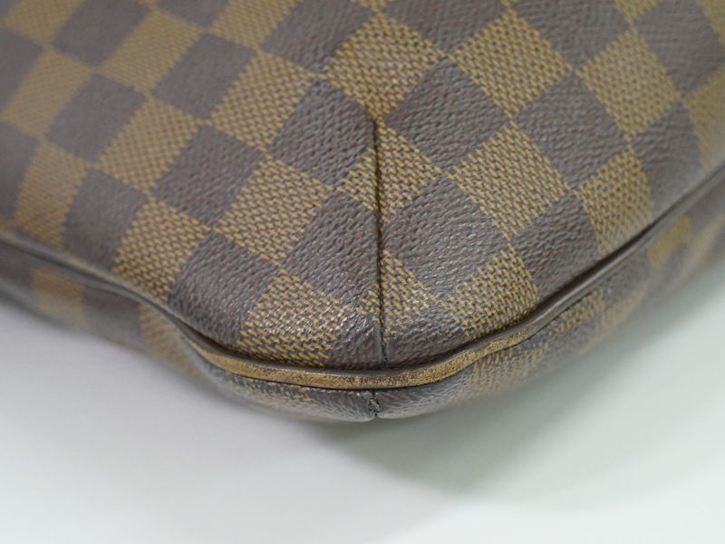 Authentic Louis Vuitton LV Bloomsbury PM Damier Ebène Shoulder Bag Pochette
