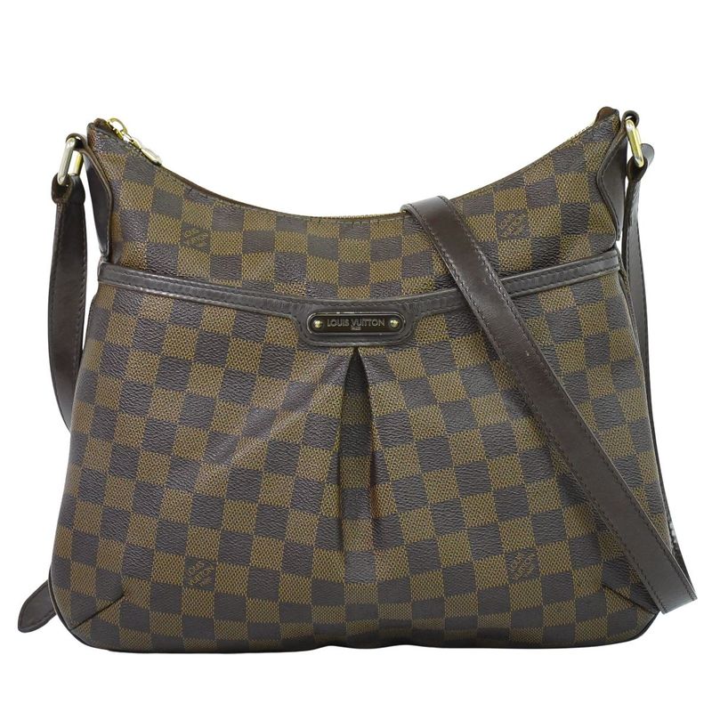 Authentic Louis Vuitton LV Bloomsbury PM Damier Ebène Shoulder Bag Pochette