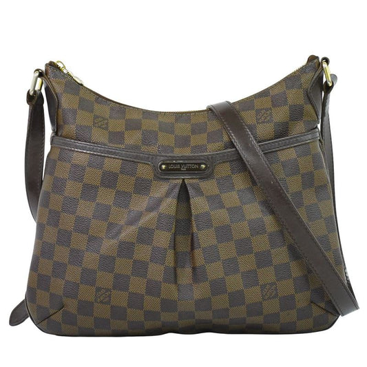 Authentic Louis Vuitton LV Bloomsbury PM Damier Ebène Shoulder Bag Pochette