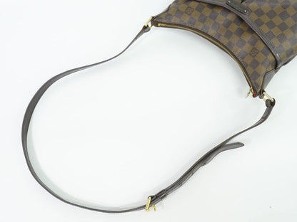 Authentic Louis Vuitton LV Bloomsbury PM Damier Ebène Shoulder Bag Pochette
