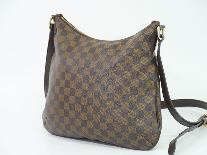 Authentic Louis Vuitton LV Bloomsbury PM Damier Ebène Shoulder Bag Pochette