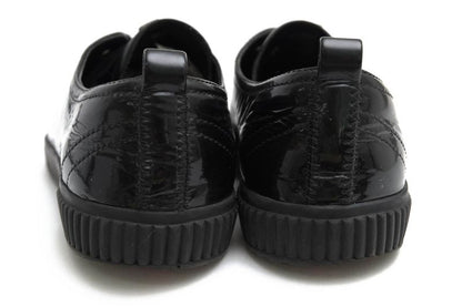 Prada Shoes Sneakers Shoes Low Cut Women Women's Enamel Patent Leather Genuine