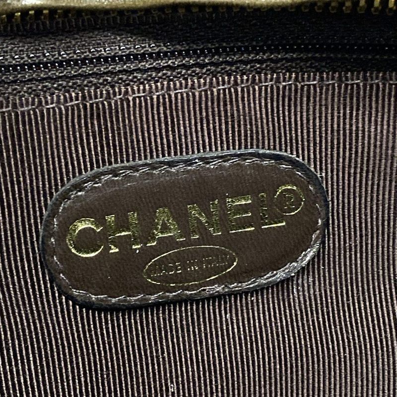 Chanel Shoulder Bag - Dark Brown Gold Hardware Lambskin