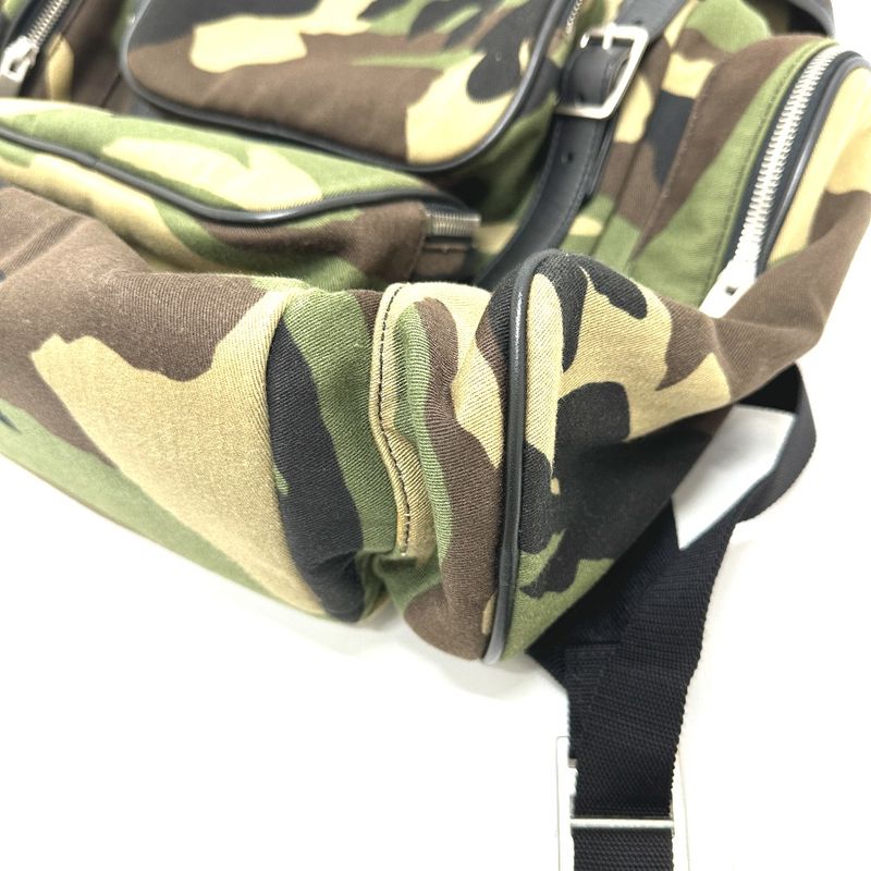 Saint Laurent Paris Backpack Sac Multi Pockets Camouflage 437110 Canvas/leather