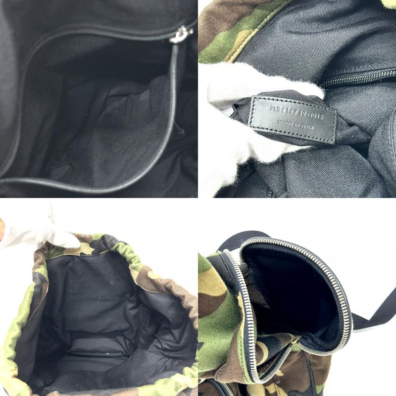 Saint Laurent Paris Backpack Sac Multi Pockets Camouflage 437110 Canvas/leather