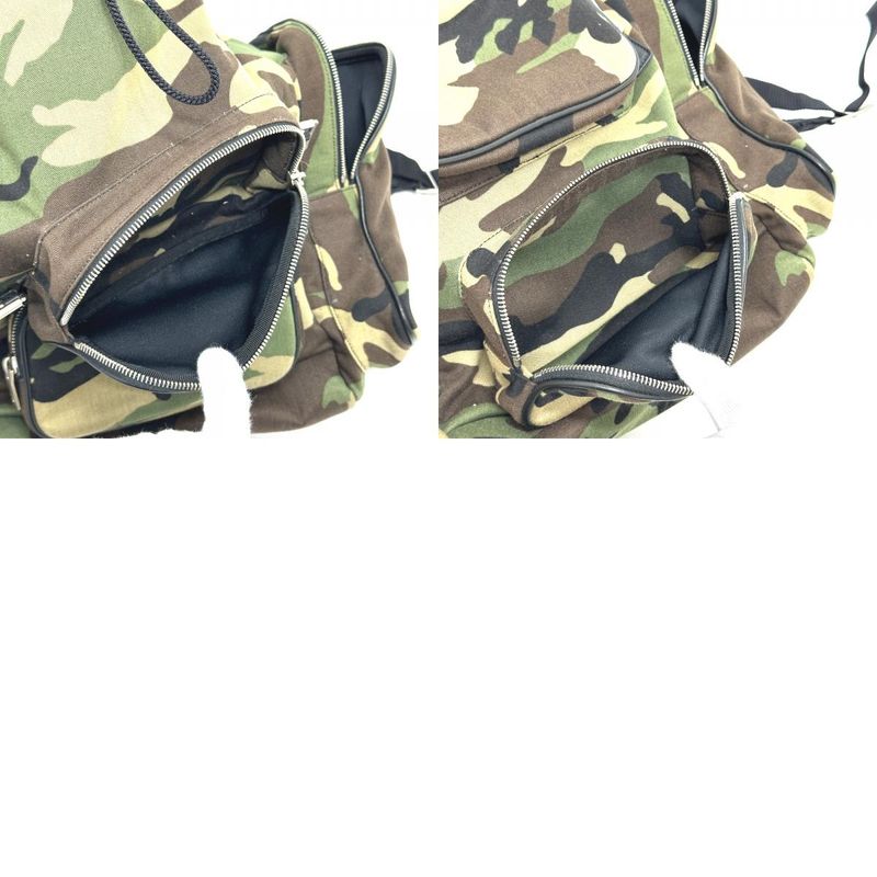 Saint Laurent Paris Backpack Sac Multi Pockets Camouflage 437110 Canvas/leather