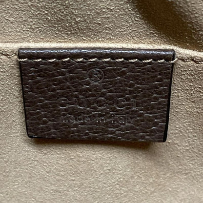 Gucci Shoulder Bag Ophidia 517350 Grey Beige X Brown X Multi Mini Bag Leather