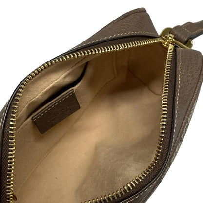 Gucci Shoulder Bag Ophidia 517350 Grey Beige X Brown X Multi Mini Bag Leather