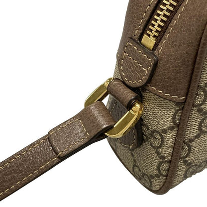 Gucci Shoulder Bag Ophidia 517350 Grey Beige X Brown X Multi Mini Bag Leather