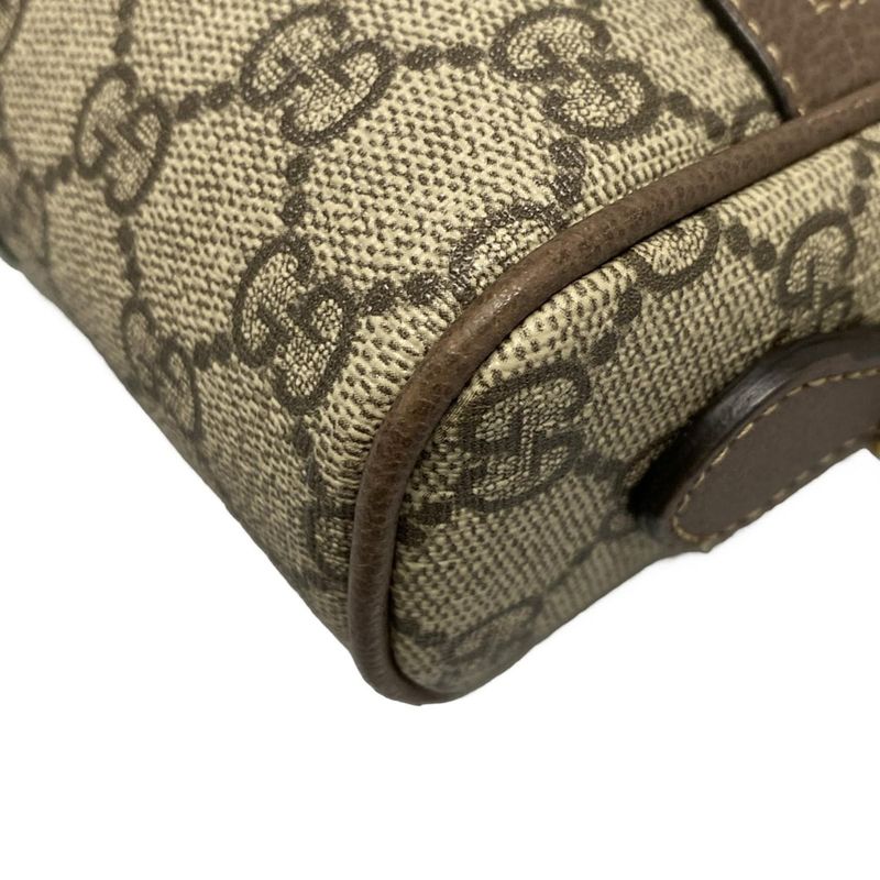 Gucci Shoulder Bag Ophidia 517350 Grey Beige X Brown X Multi Mini Bag Leather