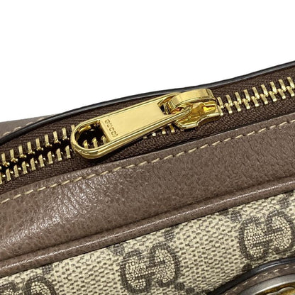 Gucci Shoulder Bag Ophidia 517350 Grey Beige X Brown X Multi Mini Bag Leather