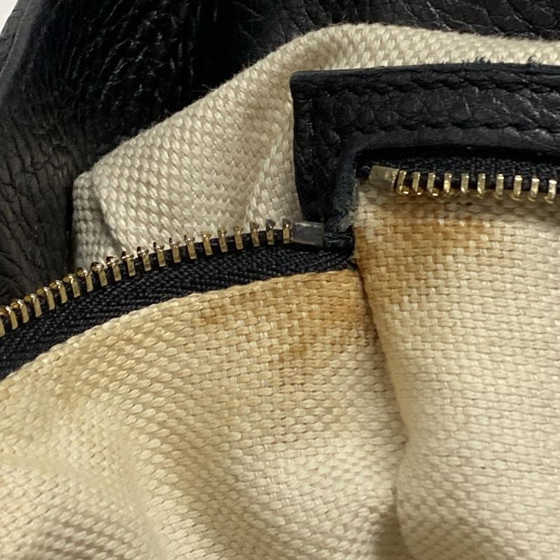 Gucci Tote Bag Soho Cellarius 282309 Black Leather