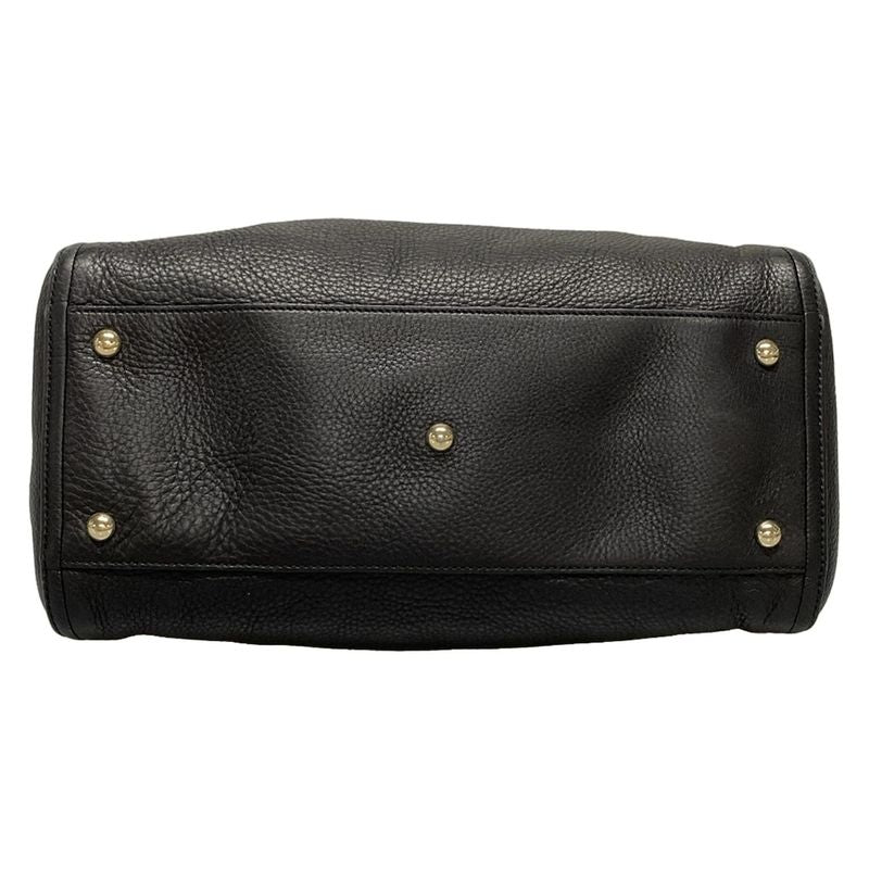 Gucci Tote Bag Soho Cellarius 282309 Black Leather