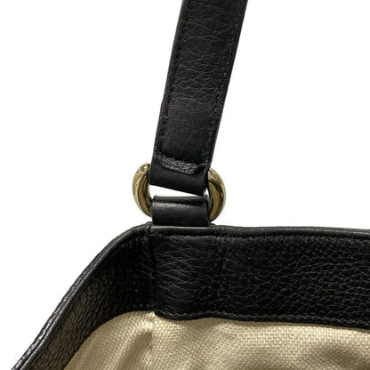 Gucci Tote Bag Soho Cellarius 282309 Black Leather