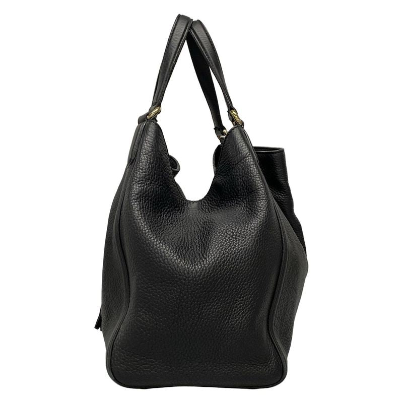 Gucci Tote Bag Soho Cellarius 282309 Black Leather