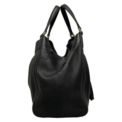 Gucci Tote Bag Soho Cellarius 282309 Black Leather