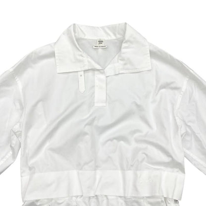 Hermes Shirt Dress Polo Short Dress H5h0544dv9034 Size 34 Cotton Caleche
