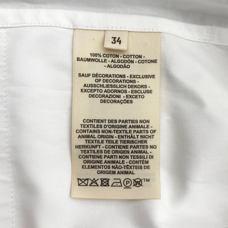 Hermes Shirt Dress Polo Short Dress H5h0544dv9034 Size 34 Cotton Caleche