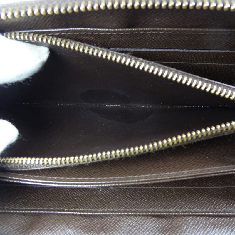 Louis Vuitton Zippy Wallet Damier Long Wallet Brown