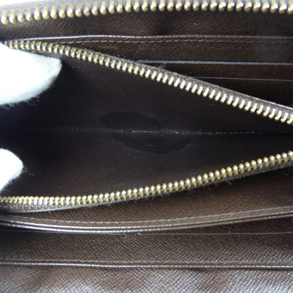 Louis Vuitton Zippy Wallet Damier Long Wallet Brown