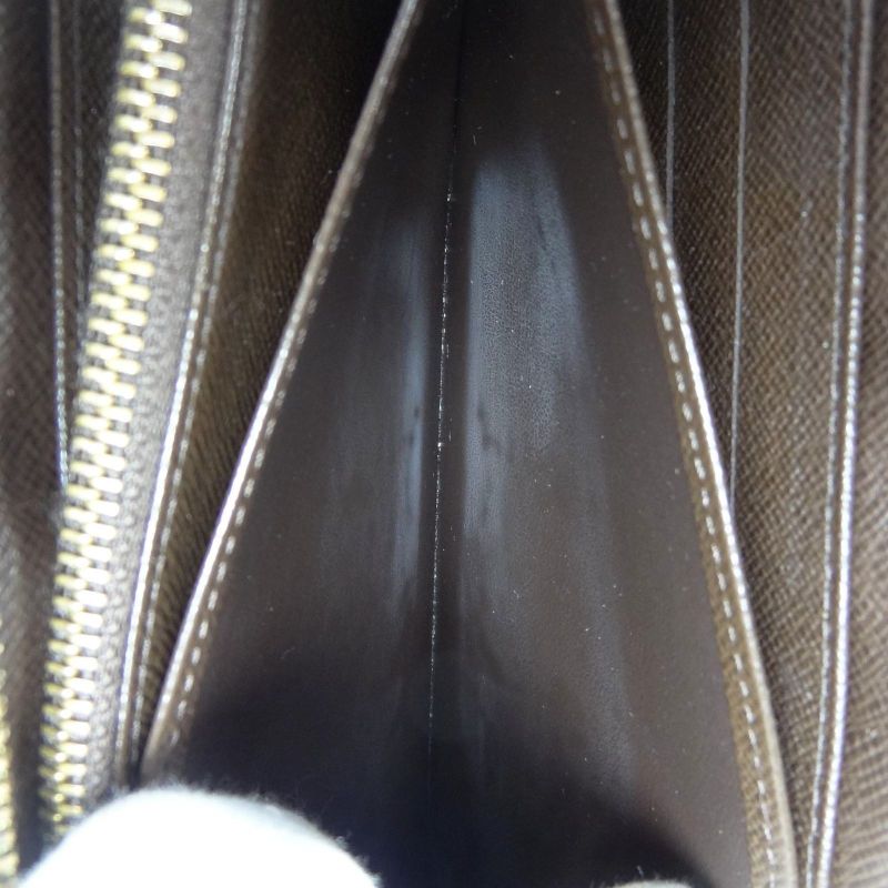 Louis Vuitton Zippy Wallet Damier Long Wallet Brown