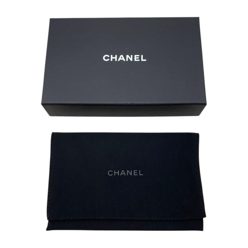 Chanel Trifold Wallet Medium Wallet 2025 Cruise Collection Matelasse Caviar
