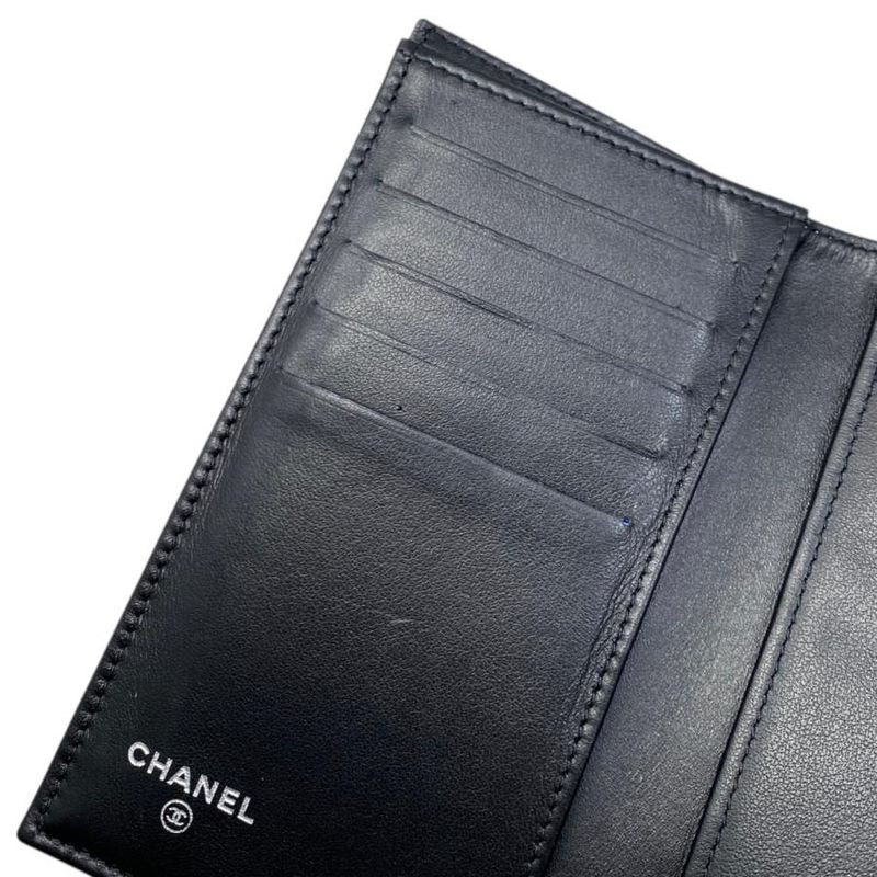 Chanel Trifold Wallet Medium Wallet 2025 Cruise Collection Matelasse Caviar