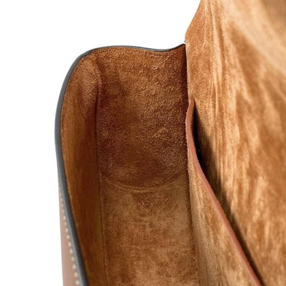 Celine Shoulder Bag Folco Bag 198263du3 Calfskin Cuir Triomphe Tan Brown Gold