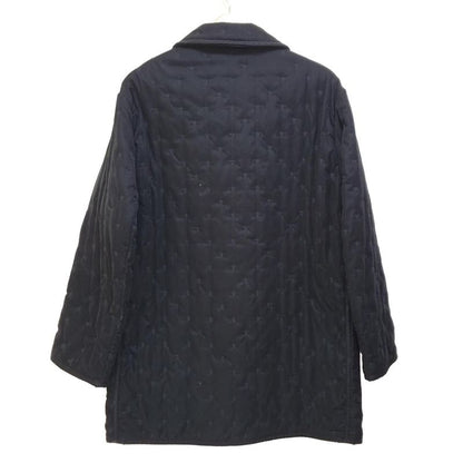 Hermes Coat Size 36 S Ladies - Black Long Sleeves Cotton Embroidered Fall/winter