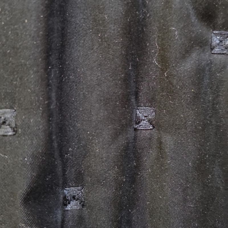 Hermes Coat Size 36 S Ladies - Black Long Sleeves Cotton Embroidered Fall/winter