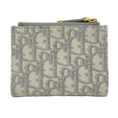 Dior/christian Dior 30 Montaigne Dahlia Wallet S2197utzq_m932 Light Gray And