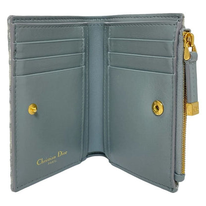 Dior/christian Dior 30 Montaigne Dahlia Wallet S2197utzq_m932 Light Gray And