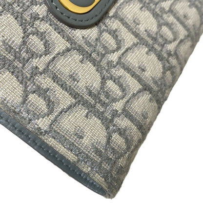 Dior/christian Dior 30 Montaigne Dahlia Wallet S2197utzq_m932 Light Gray And