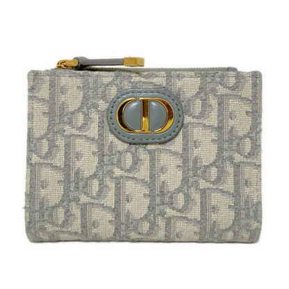 Dior/christian Dior 30 Montaigne Dahlia Wallet S2197utzq_m932 Light Gray And