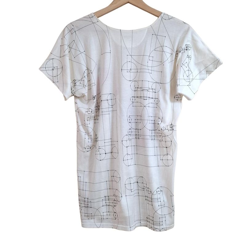 Hermes Short Sleeved T-shirt Size 34 S Women - White X Black X Multi