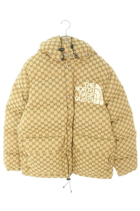Gucci X The North Face THE North FACE 22SS 670766 Z8apx GG Canvas Bomber Down