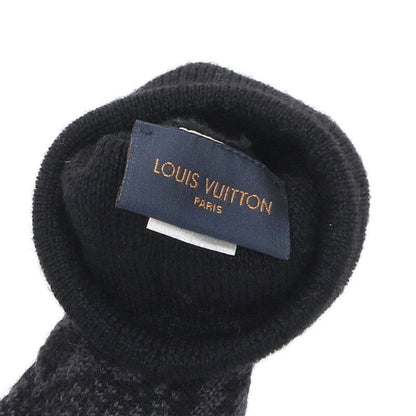Louis Vuitton M73470 Logo Embroidered Wool Gloves For Men