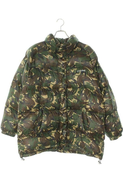 Celine 2w4300610o Back Logo Camo Pattern Down Jacket Men's 50