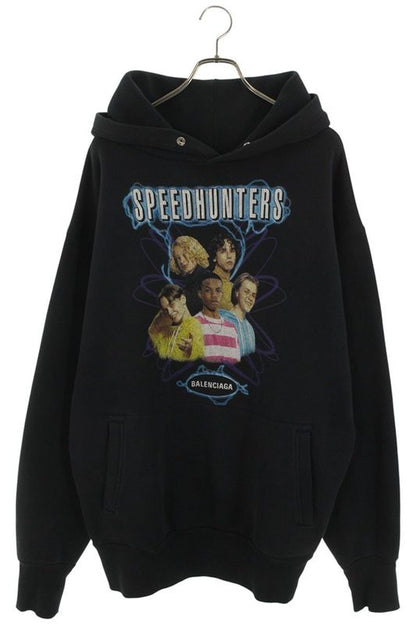 Balenciaga 19AW 541707 Tcv37 Speedhunters Pullover Hoodie Men's S