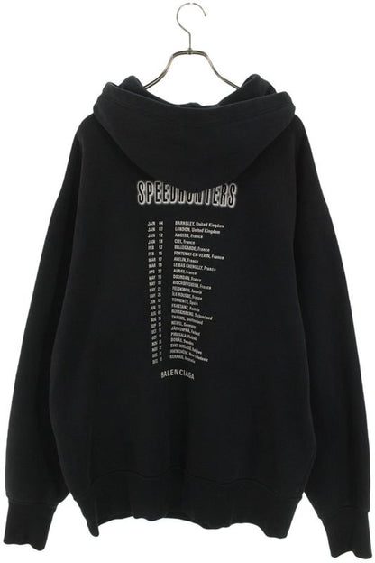 Balenciaga 19AW 541707 Tcv37 Speedhunters Pullover Hoodie Men's S