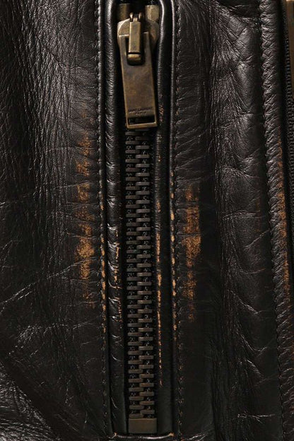 Saint Laurent Paris 503726 Y5rd2 Studded Biker Leather Jacket Women's F38