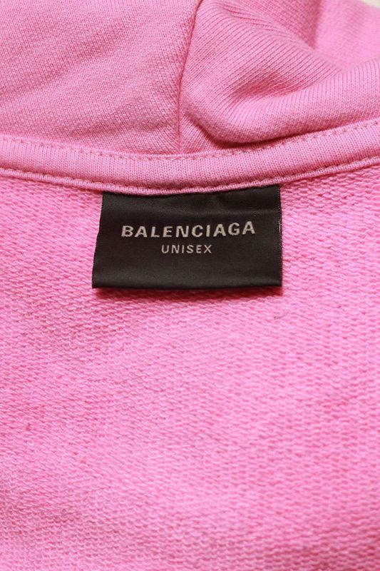 Balenciaga 720425 Tnvd4 Polo Zip Up Hoodie Men 1