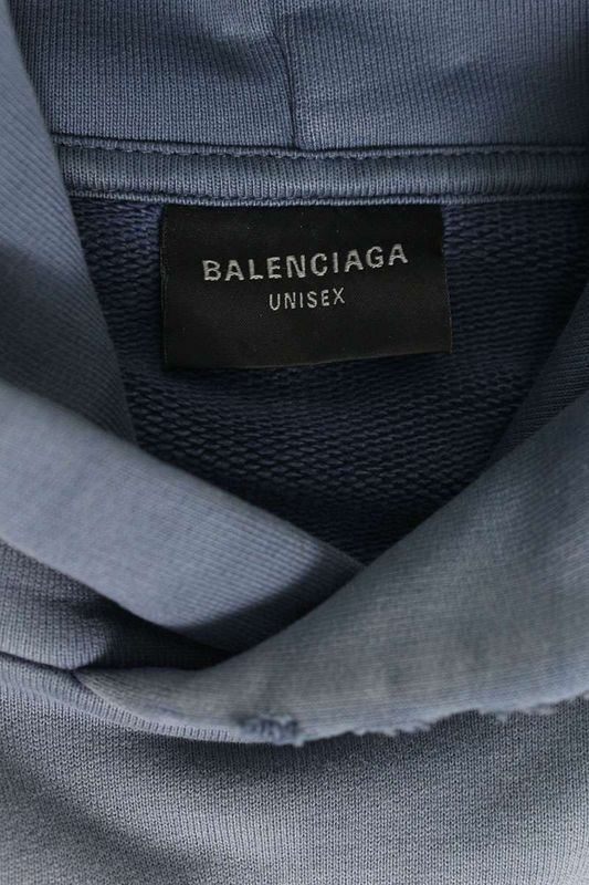 Balenciaga 739024 Tqve7 Logo Print Pullover Hoodie Men's 1