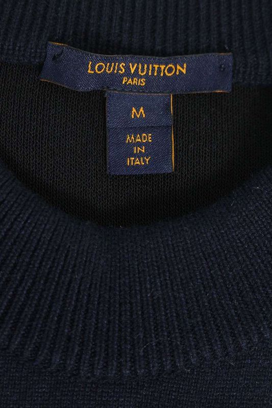 Louis Vuitton 23SS Rw231w XK7 Fokl11 Shoulder Zip Knit Women's M